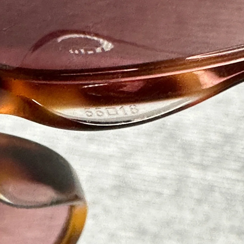 Ted Baker London TBW098 Tortoise Cat Eye Y2K Sunglasses‎ Brown Gradient Lenses